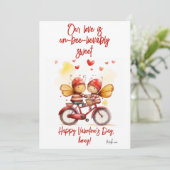 Ongelooflijk zoete Valentijnskaart Feestdagenkaart (Staand voorkant)