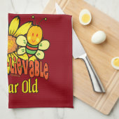 Ongelooflijke 60e verjaardag cadeautjes theedoek (Quarter Fold)