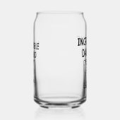 Ongelooflijke Dadbod, omgaan met zorg Blikvorm Glas (Rechts)