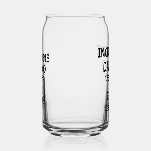 Ongelooflijke Dadbod, omgaan met zorg Blikvorm Glas (Rechts)