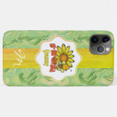 Ongelooflijke Grammy-zonnebloemen en -bijen Case-Mate iPhone Case (Achterkant (horizontaal))
