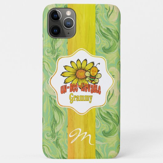 Ongelooflijke Grammy-zonnebloemen en -bijen Case-Mate iPhone Case (Achterkant)