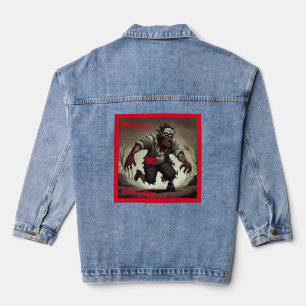 Ongelooflijke Grote Demon Run Vrouwen Custom Denim Jacket