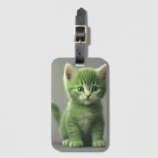 Ongelooflijke kitten bagagelabel (Voorkant (verticaal))