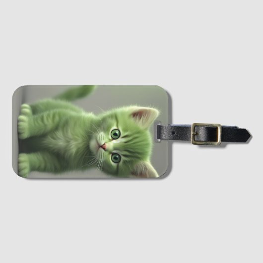 Ongelooflijke kitten bagagelabel (Voorkant (horizontaal))