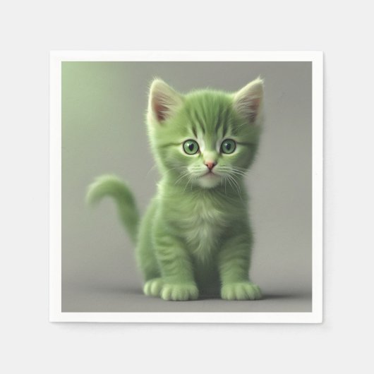 Ongelooflijke kitten servet (Voorkant)