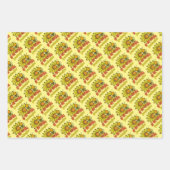 Ongelooflijke kleindochter Zonnebloemen en bijen Inpakpapier Vel (Voorkant 3)