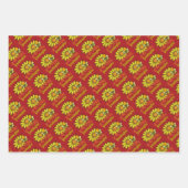 Ongelooflijke kleindochter Zonnebloemen en bijen Inpakpapier Vel (Voorkant 2)