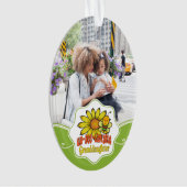 Ongelooflijke kleindochter Zonnebloemen en bijen Ornament (voorkant)