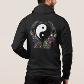 Ongelooflijke Mannen Bella+Canvas Full-Zip Hoodie (Achterkant)