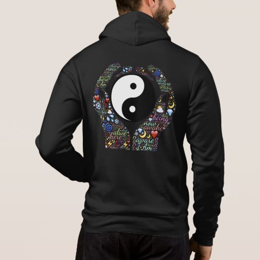 Ongelooflijke Mannen Bella+Canvas Full-Zip Hoodie (Achterkant)