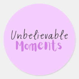 Ongelooflijke momenten Sticker