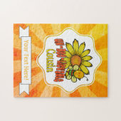 Ongelooflijke neusbloemen en bijen legpuzzel (Horizontaal)