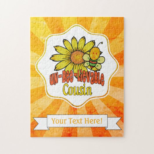 Ongelooflijke neusbloemen en bijen legpuzzel (Verticaal)