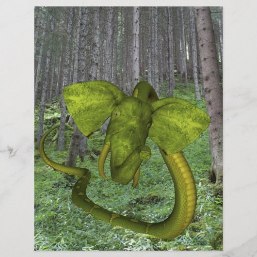 Ongelooflijke olifant Python (Voorkant)