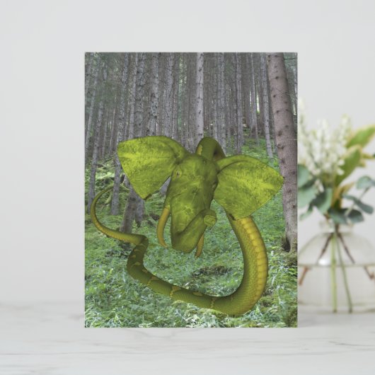 Ongelooflijke olifant Python (Staand voorkant)