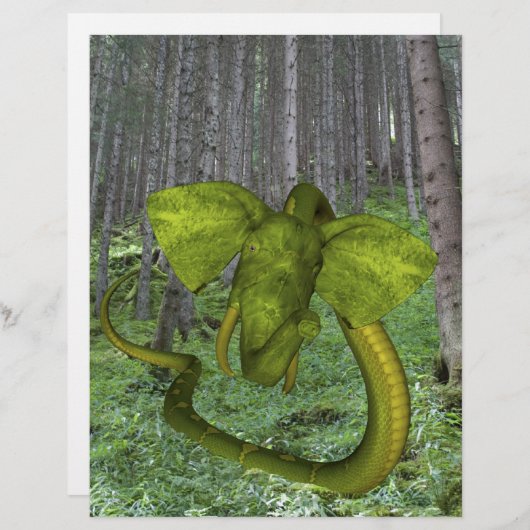 Ongelooflijke olifant Python (Voorkant / Achterkant)