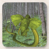 Ongelooflijke olifant Python Bier Onderzetter (Voorkant)