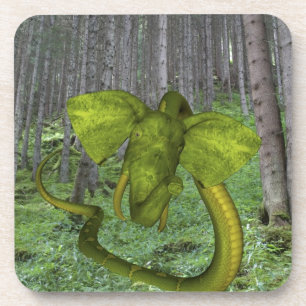 Ongelooflijke olifant Python Bier Onderzetter