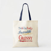 Ongelooflijke oma tote bag (Voorkant)