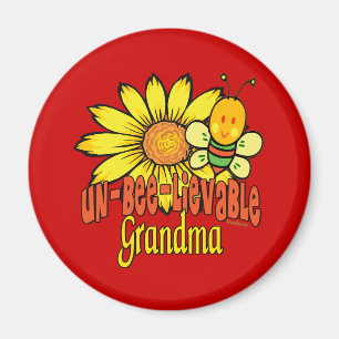 Ongelooflijke oma-zonnebloemen magneet
