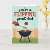 Ongelooflijke Papa Bbq Kaart (Gele Bloem)