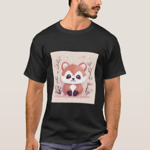 Ongelooflijke Rode Panda En Kersenbloesem Ness T-shirt