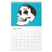 Ongelooflijke Zombie Apocalypse Geweldige schedel Kalender (Feb 2027)
