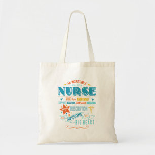 ongelooflijke zuster, verpleegkundige afstuderen s tote bag