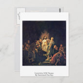 Ongelooflijkheid van St Thomas door Rembrandt van  Briefkaart (Voorkant / Achterkant)
