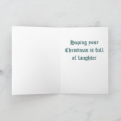 Ongeluk bij levering feestdagen kaart (Binnen)