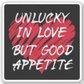 Ongeluk in Love Good Appetite Sticker (Voorkant)