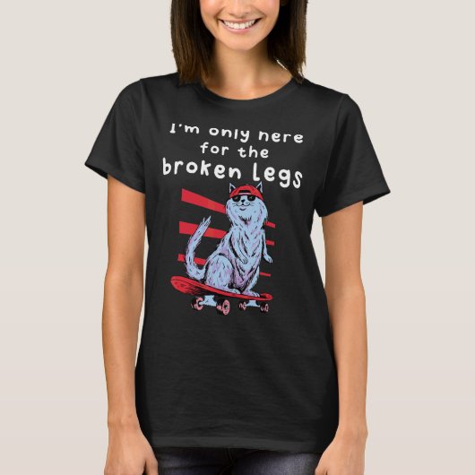 Ongeluk met schaats t-shirt (Voorkant)