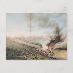 Ongeluk op de spoorweg Versailles-Bellevue Briefkaart