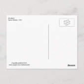 Ongeluk, Santa Monica, Vintage 1951 Briefkaart (Achterkant)