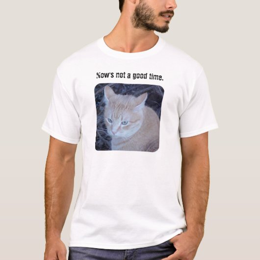 Ongelukkig Cat T-shirt (Voorkant)