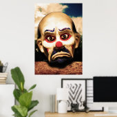 Ongelukkig Clown Poster (Thuiskantoor)