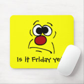 Ongelukkig Face Grumpey Muismat (Met muis)