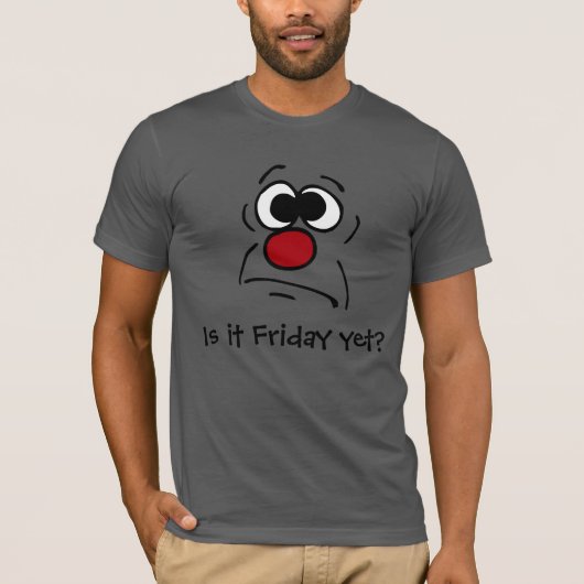 Ongelukkig Face Grumpey T-shirt (Voorkant)