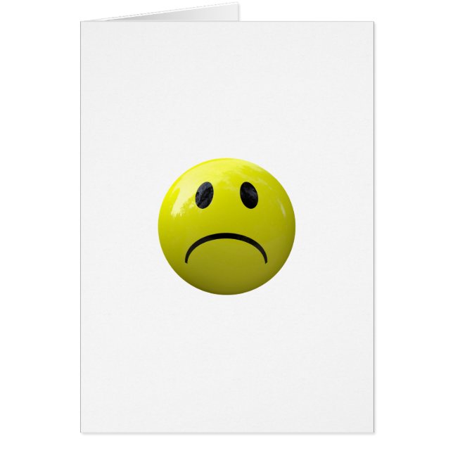 ongelukkig gezicht emoji (Voorkant)