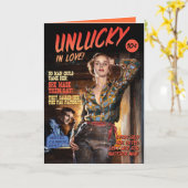 Ongelukkig in de liefde (wenskaart) kaart (Gele Bloem)