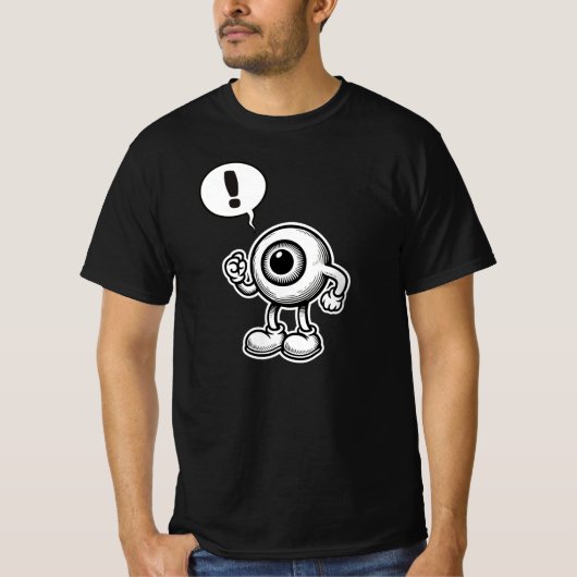 Ongelukkig oog. t-shirt (Voorkant)