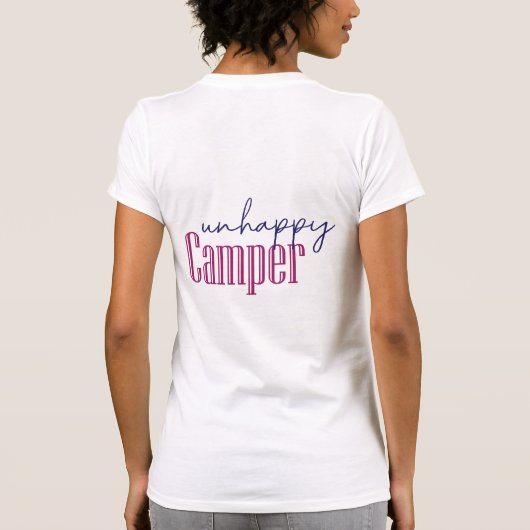 Ongelukkige Camper T-shirt (Achterkant)