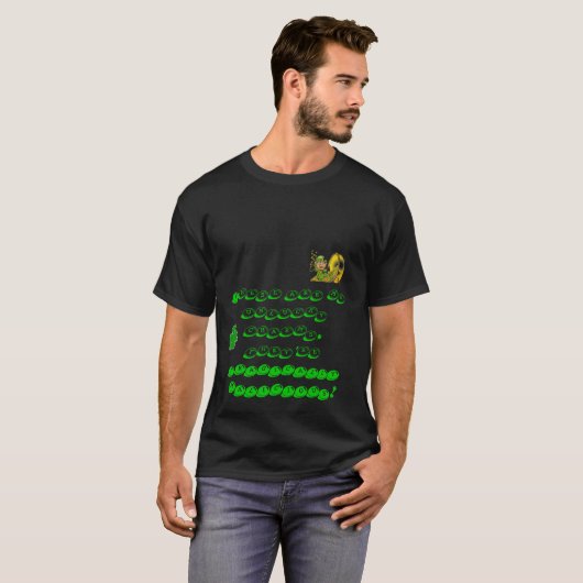 Ongelukkige charmes t-shirt (Voorkant volledig)