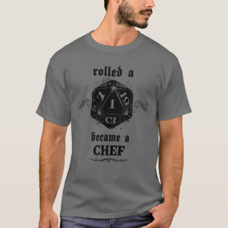 ongelukkige chef-kok t-shirt