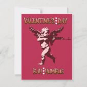 Ongelukkige Cupido Feestdagenkaart (Voorkant)