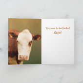 Ongelukkige Koe goed Kaart (Binnen)