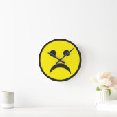 Ongelukkige Sadness Face Ronde Klok (Huis)