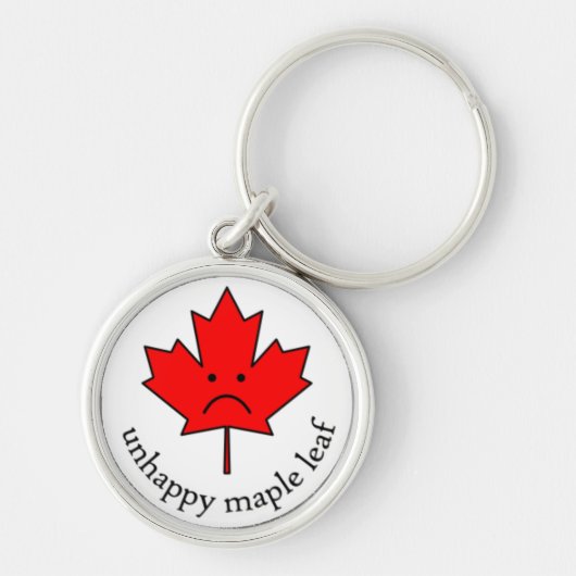 Ongelukkige sleutelhanger van Maple Leaf (Voorkant)