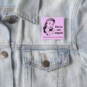 Ongelukkige Thinker Funny Button Badge (In situ)